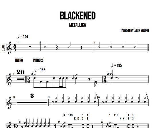 Blackened - Metallica