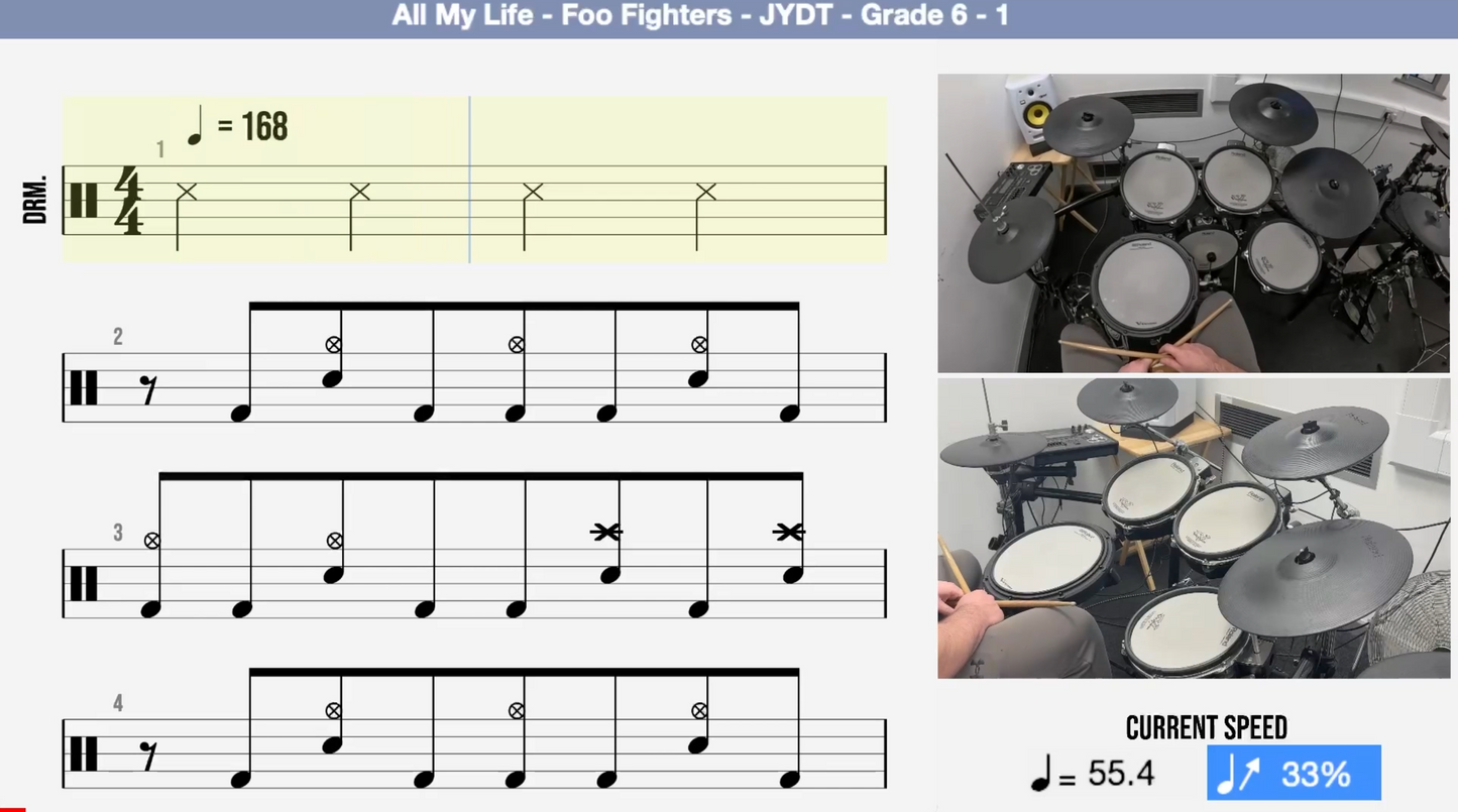 All My Life - Foo Fighters - JYDT - Grade 6 - Full Song Tutorial