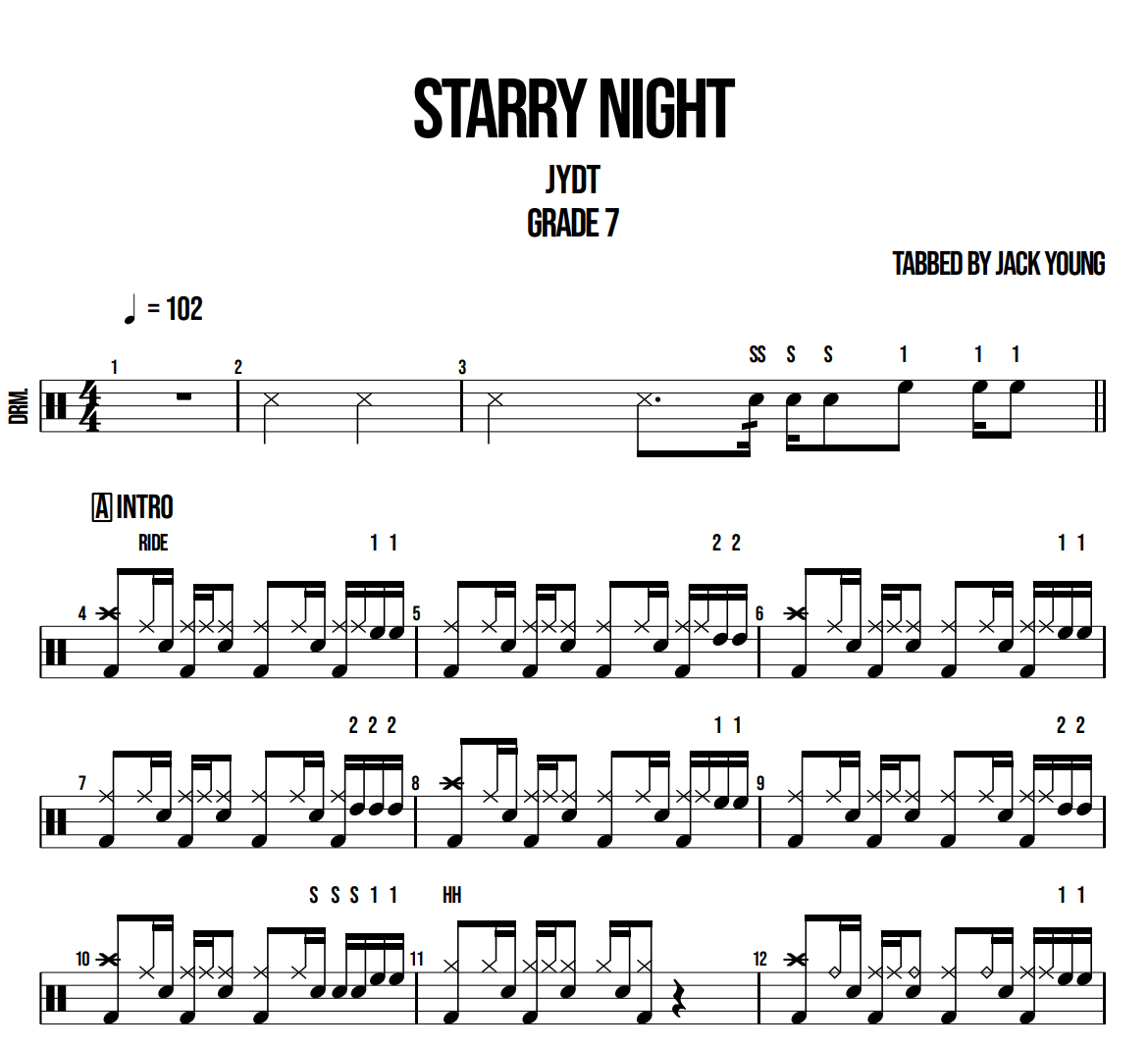 Jack Young Drums Teacher - Original Songs For Teaching