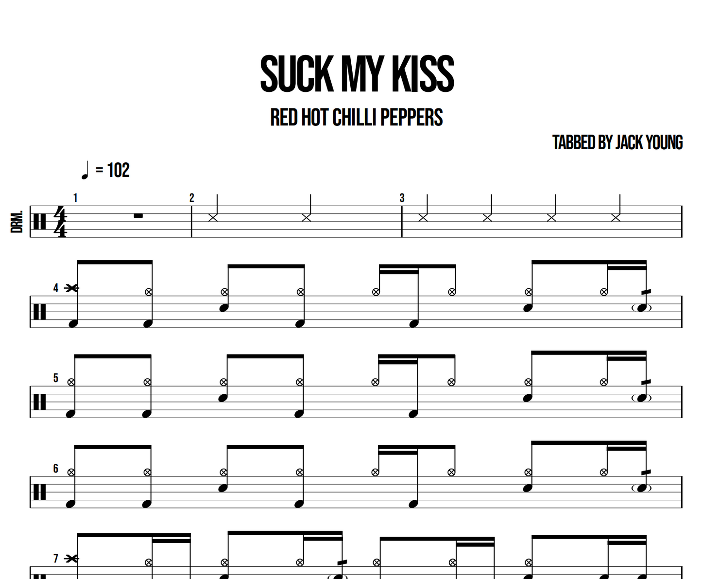 Suck My Kiss - Red Hot Chilli Peppers