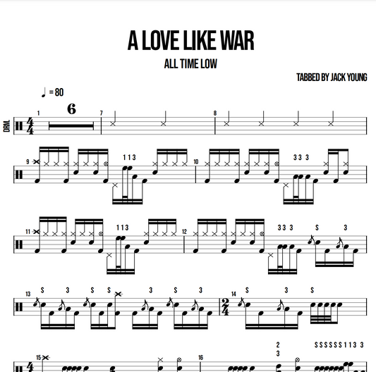 A Love Like War - All Time Low