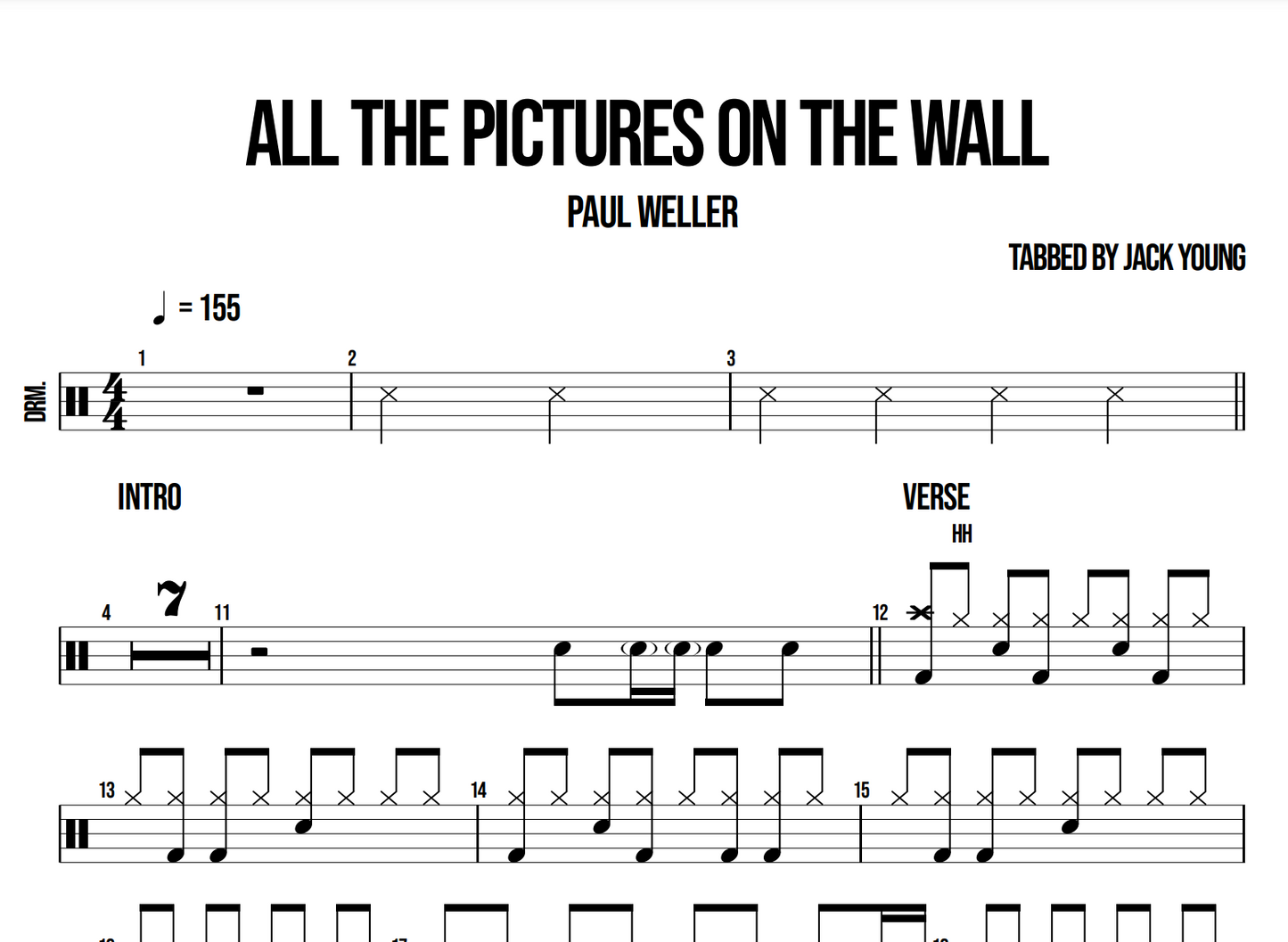 All The Pictures On The Wall - Paul Weller