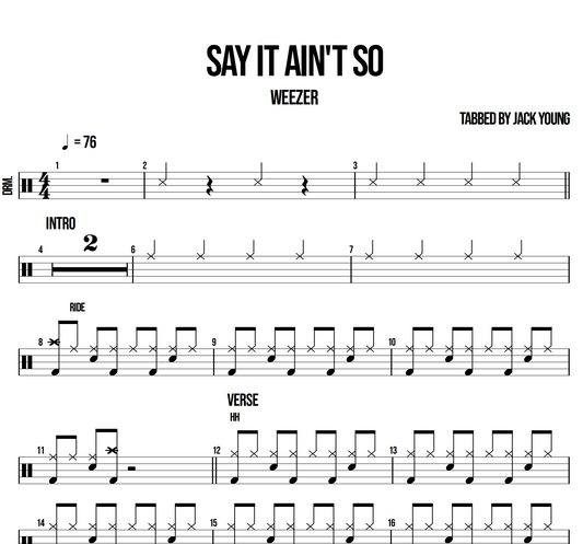 Say It Ain't So - Weezer