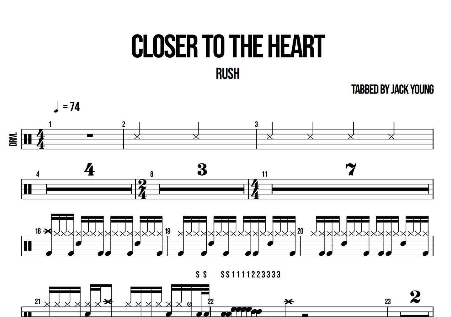 Closer To The Heart - Rush