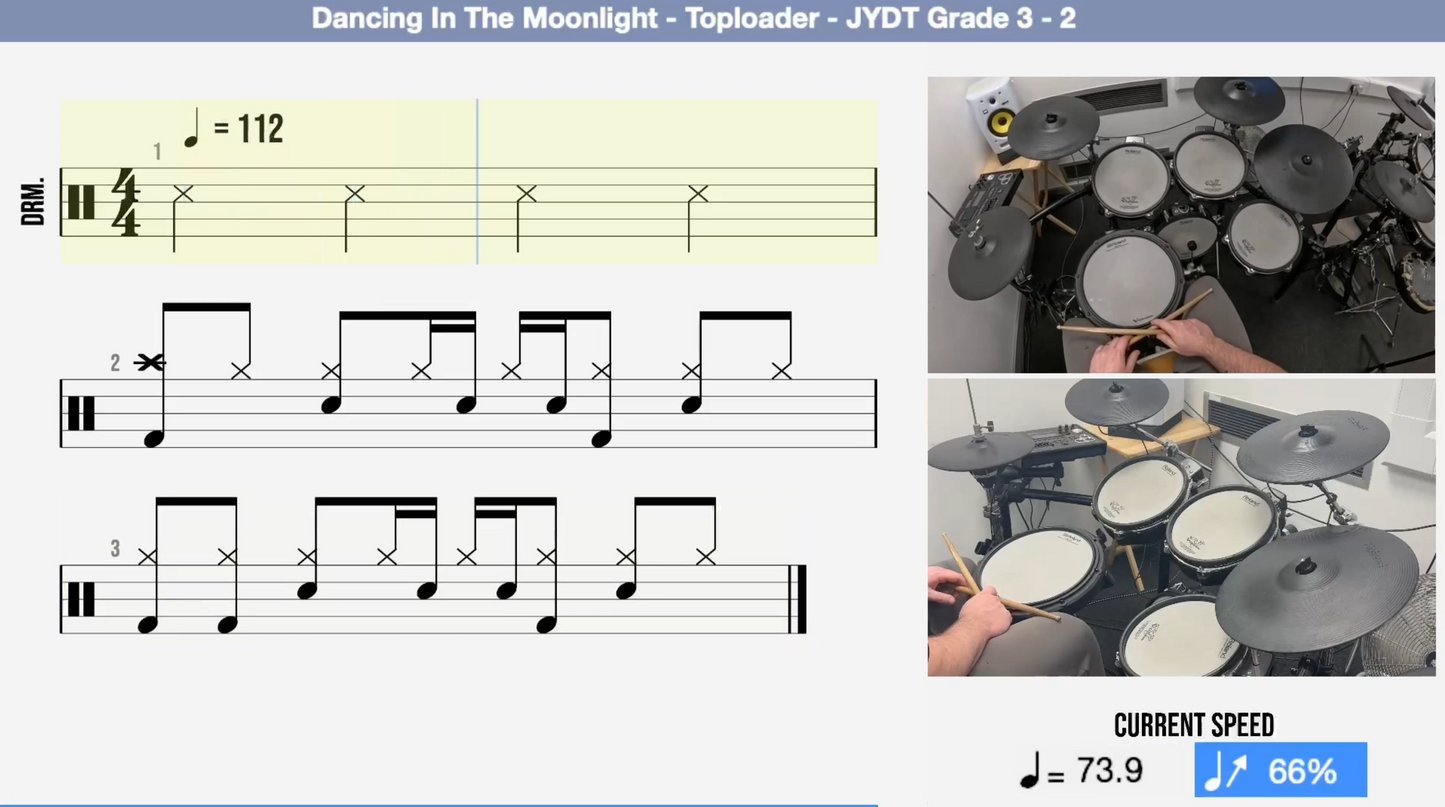 Dancing In The Moonlight - Toploader - JYDT Grade 3 - Full Song Tutorial