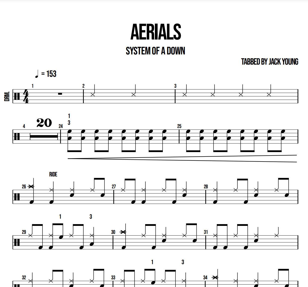 Aerials - System Of A Down