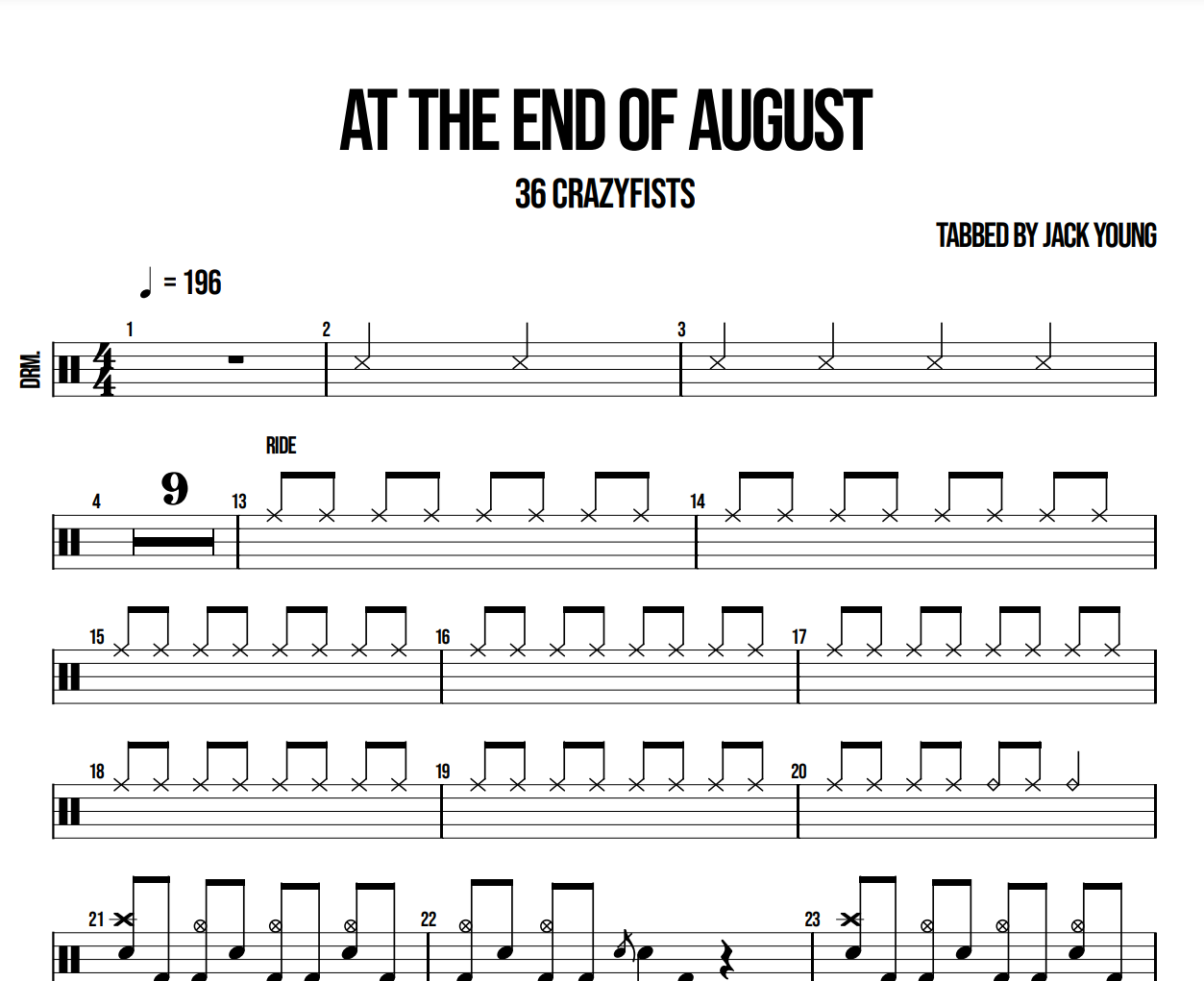 At The End Of August - 36 Crazyfists