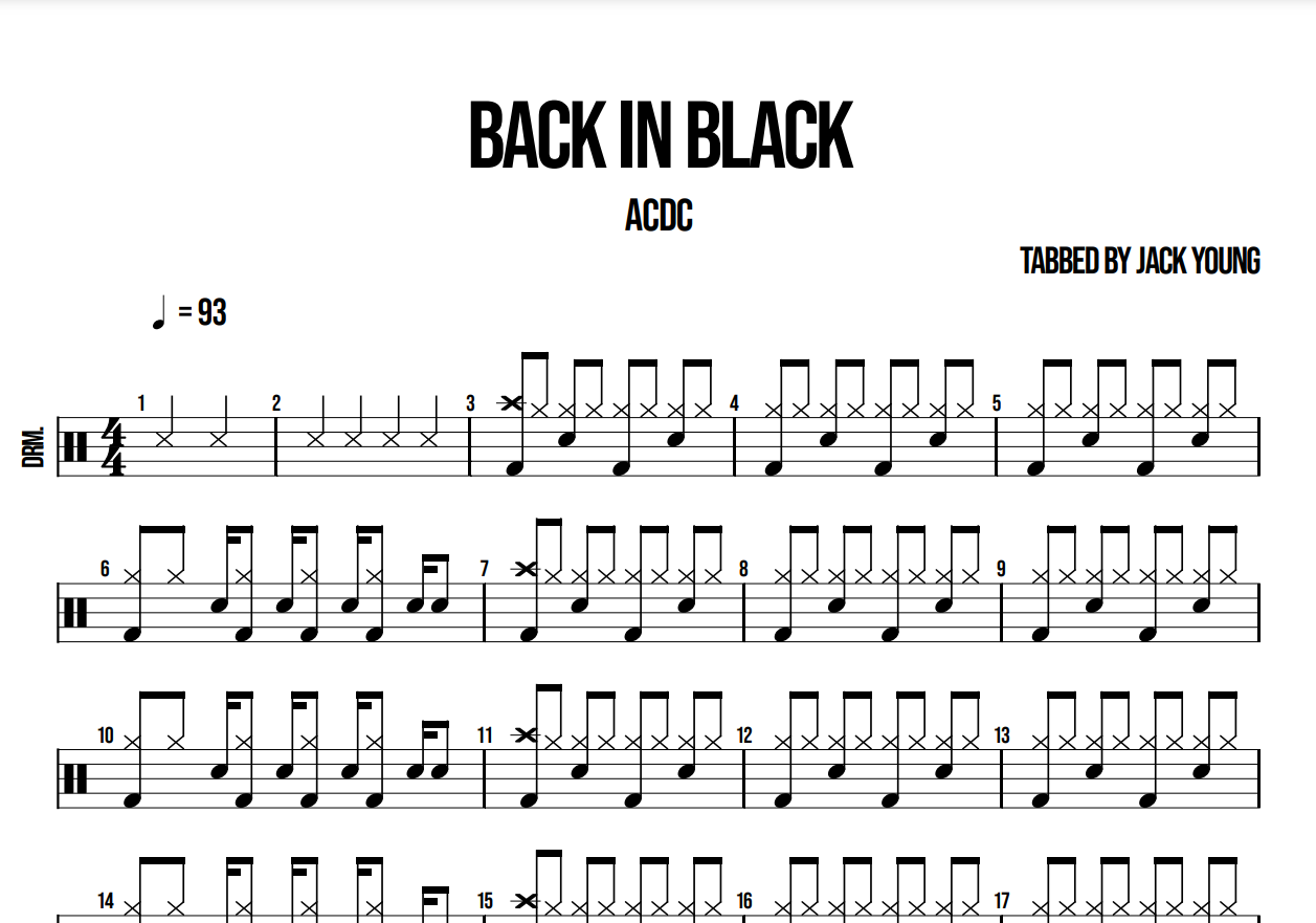 Back In Black - ACDC