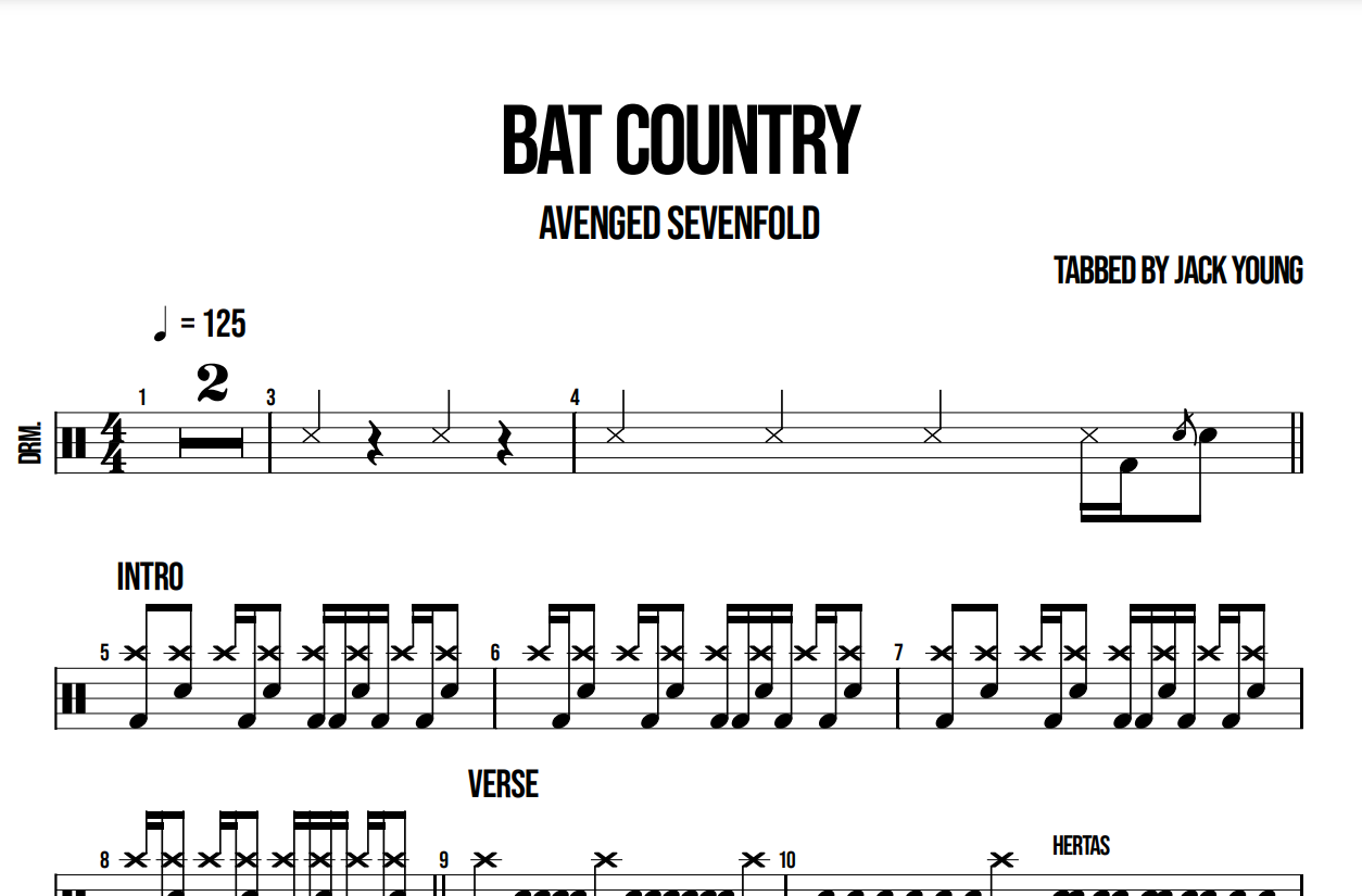 Bat Country - Avenged Sevenfold