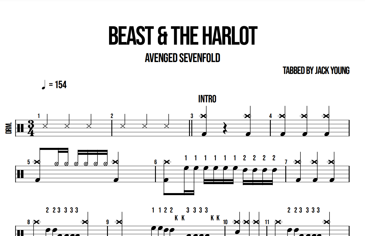 Beast & The Harlot - Avenged Sevenfold