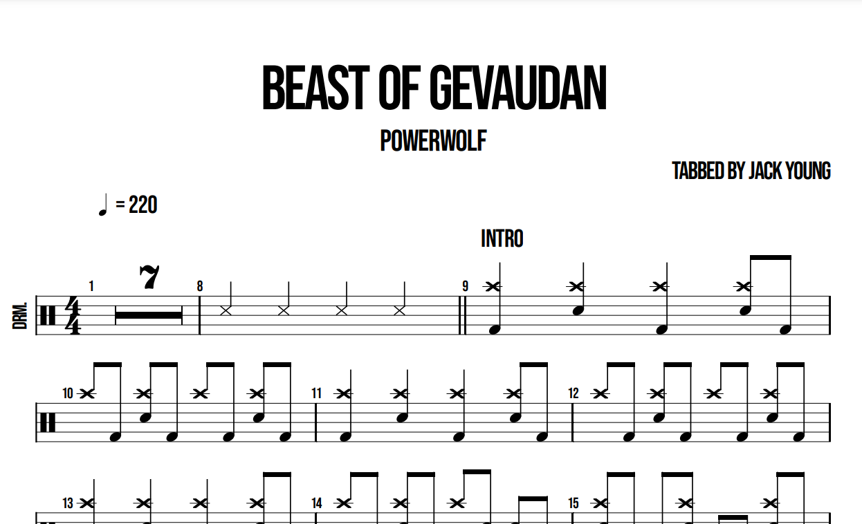 Beast Of Gevaudan - Powerwolf