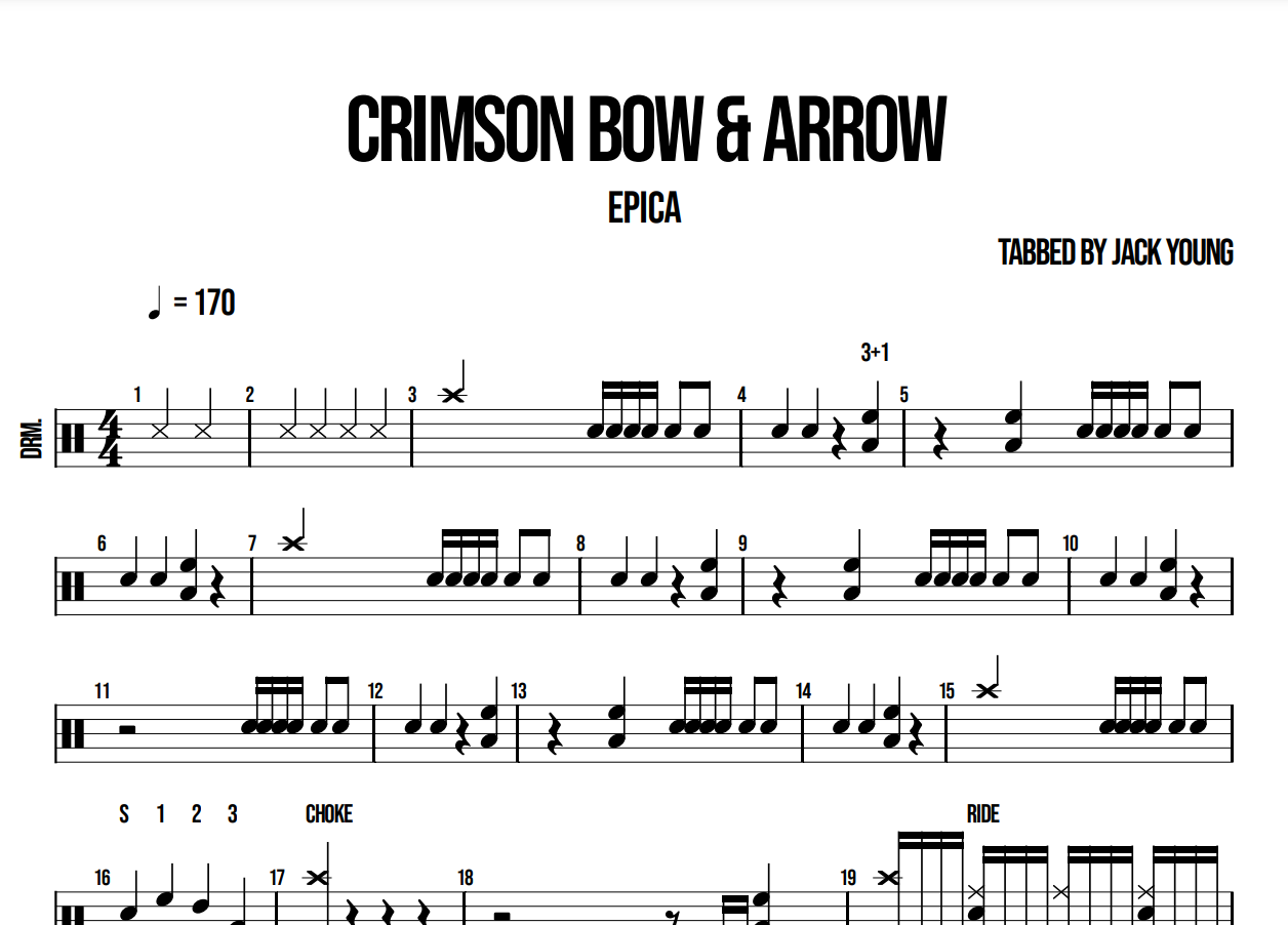 Crimson Bow And Arrow - Epica