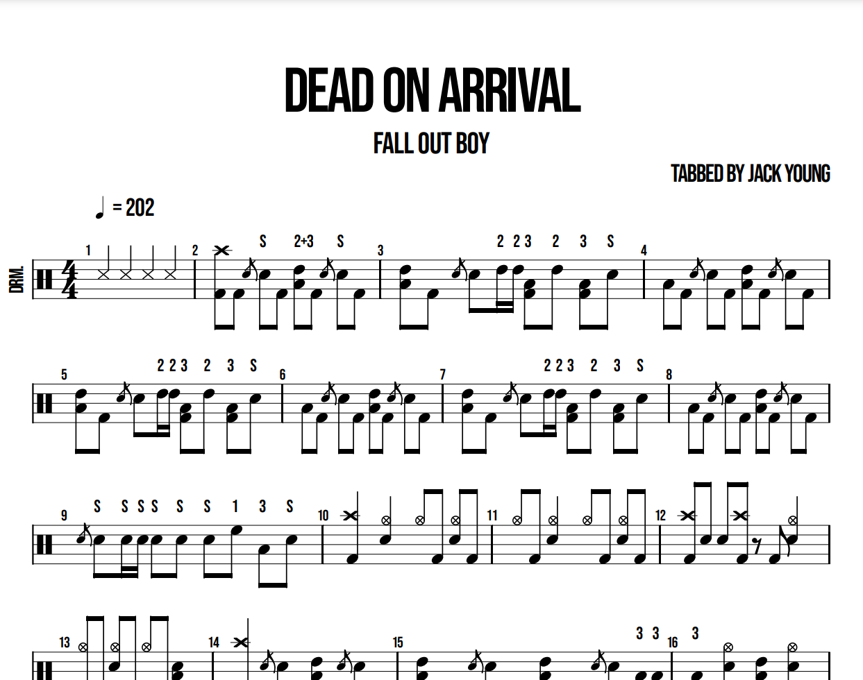 Dead On Arrival - Fall Out Boy