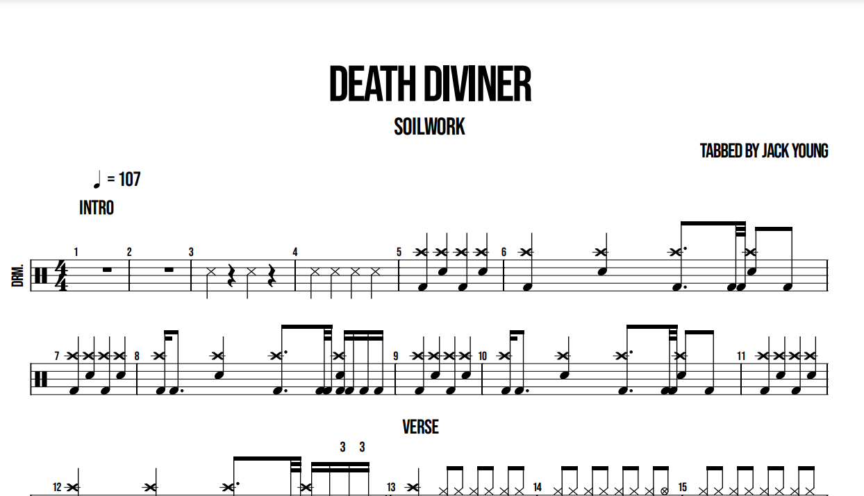 Death Diviner - Soilworks – Jack Young Drums Teacher 🥁