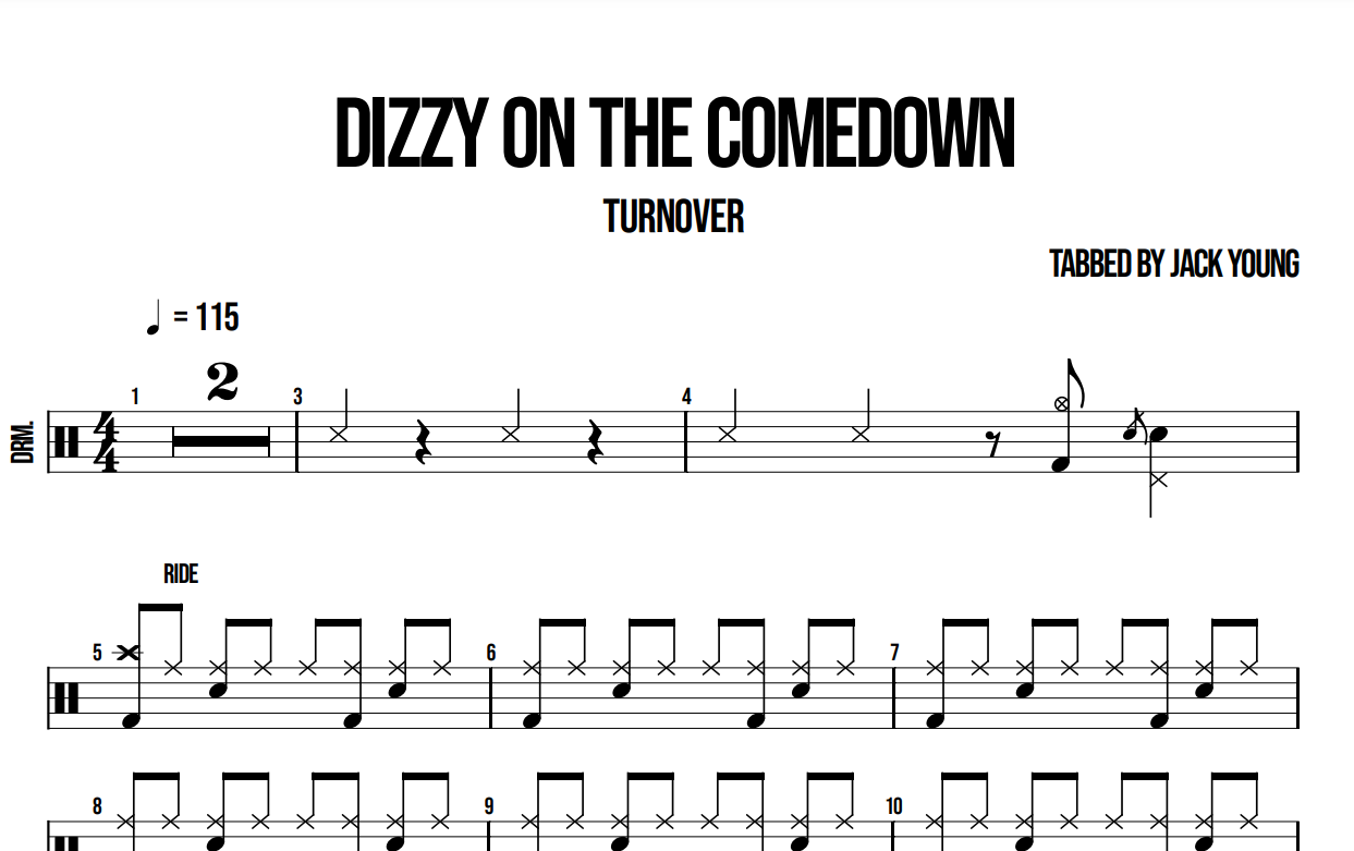 Dizzy On The Comedown - Turnover