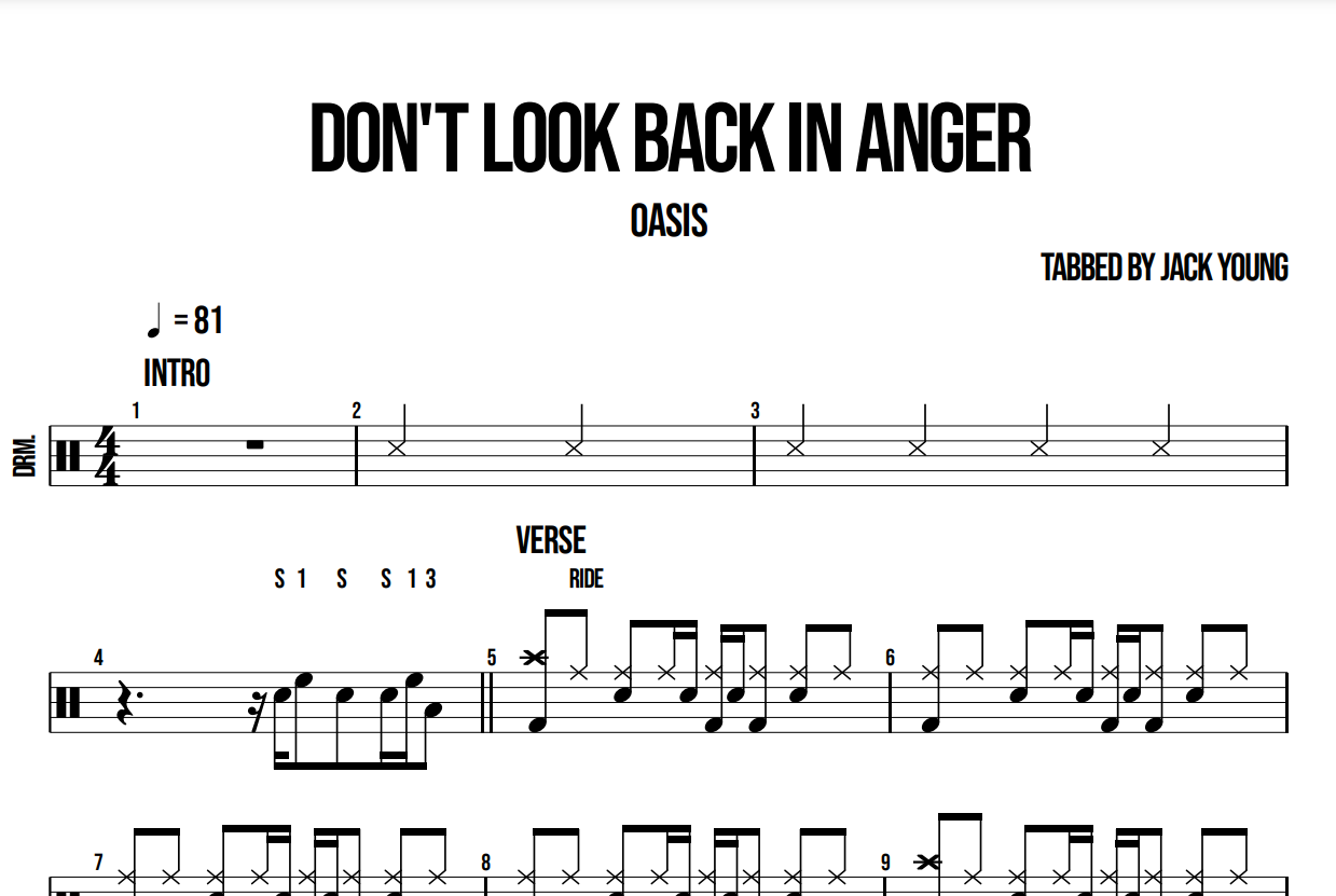 Don't Look Back In Anger - Oasis