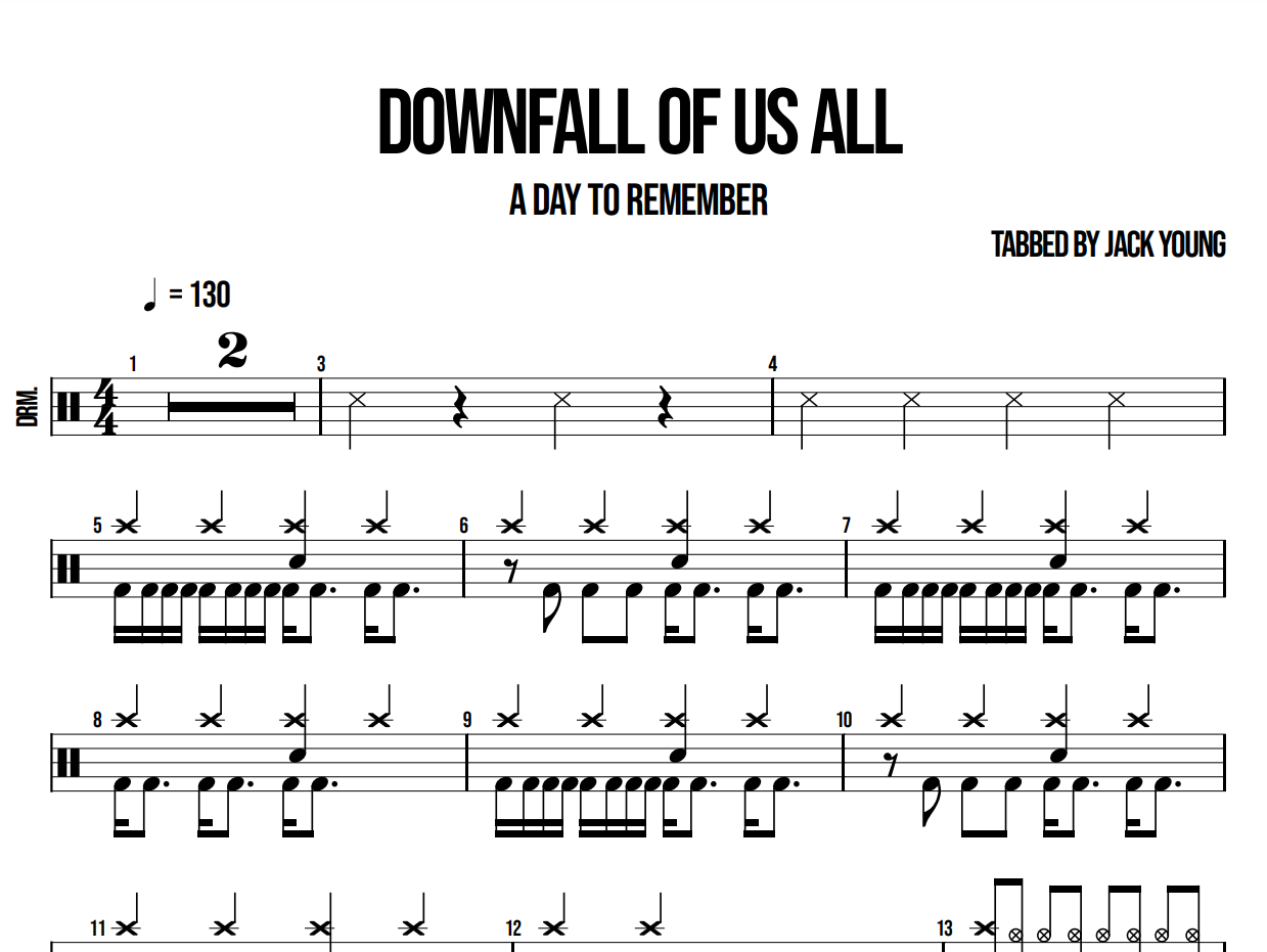 Downfall Of Us All - A Day To Remember