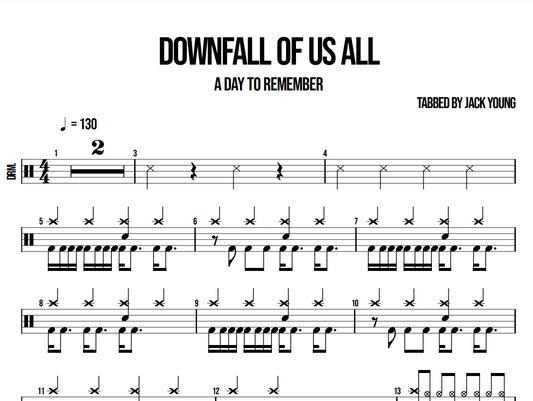 Downfall Of Us All - A Day To Remember