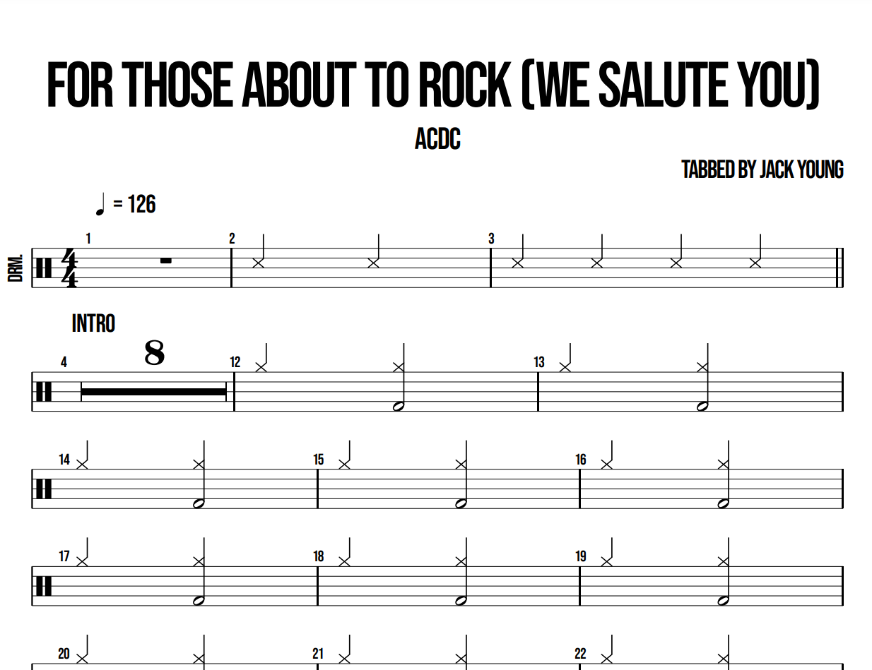 For Those About To Rock (We Salute You) - Acdc