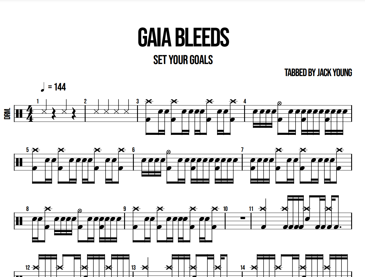 Gaia Bleeds - Set Your Goals