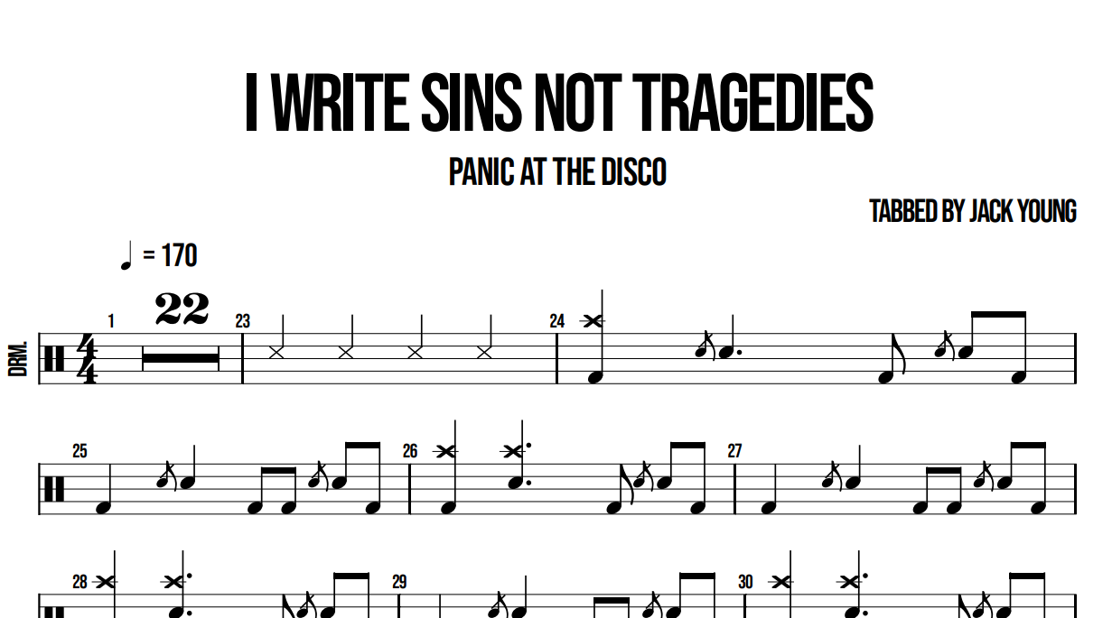 I Write Sins Not Tragedies - Panic At The Disco