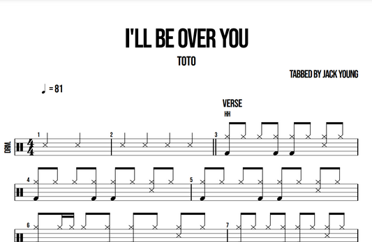 I'll Be Over You - Toto