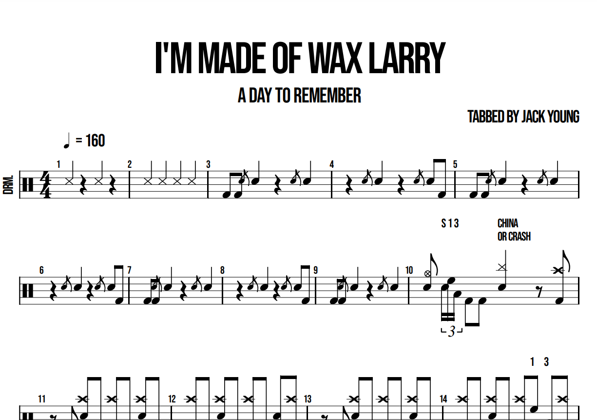 I'm Made Of Wax Larry - A Day To Remember