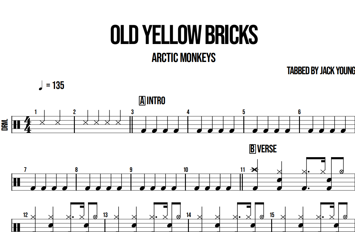 Old Yellow Bricks - Arctic Monkeys