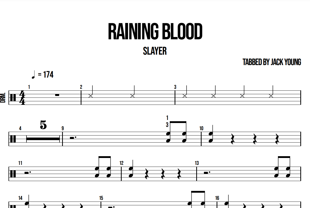 Raining Blood - Slayer