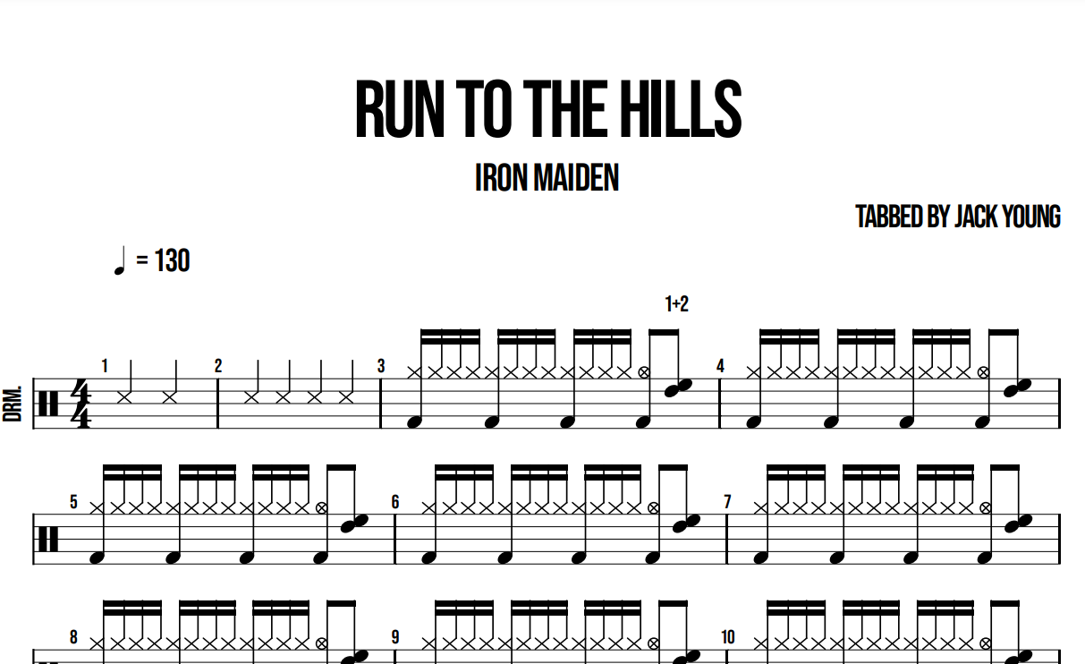 Run To The Hills - Iron Maiden