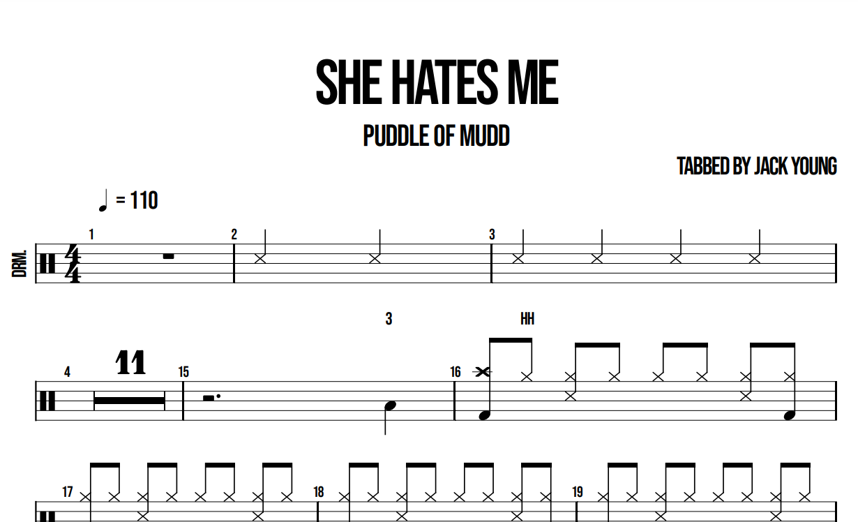 She Hates Me - Puddle Of Mudd