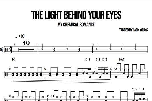 The Light Behind Your Eyes - My Chemical Romance