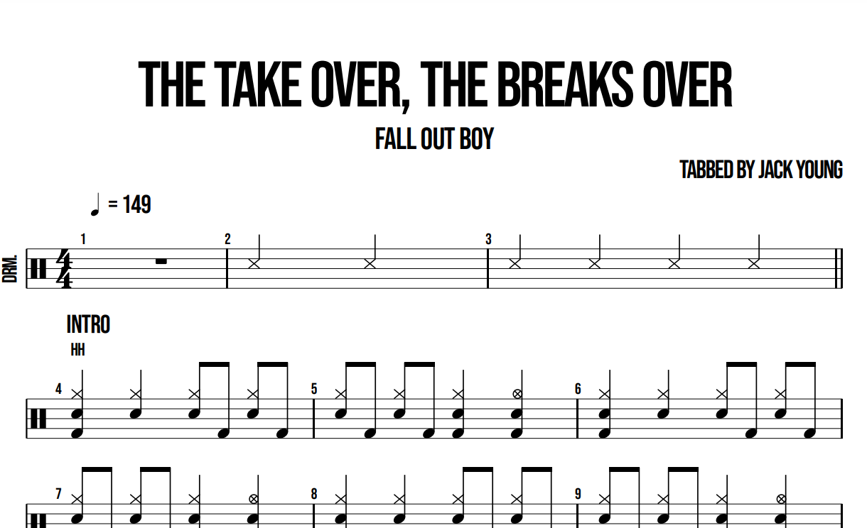 The Take Over, The Breaks Over - Fall Out Boy