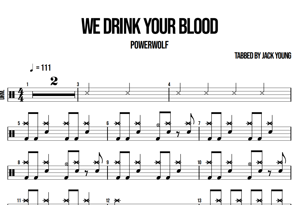 We Drink Your Blood - Powerwolf