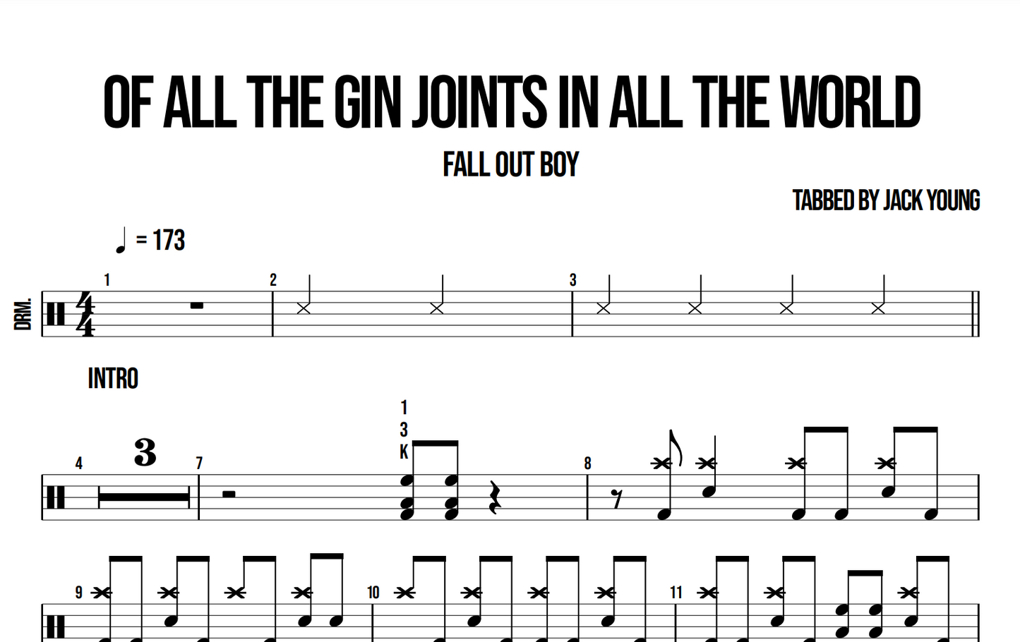 Of All The Gin Joints In All The World - Fall Out Boy