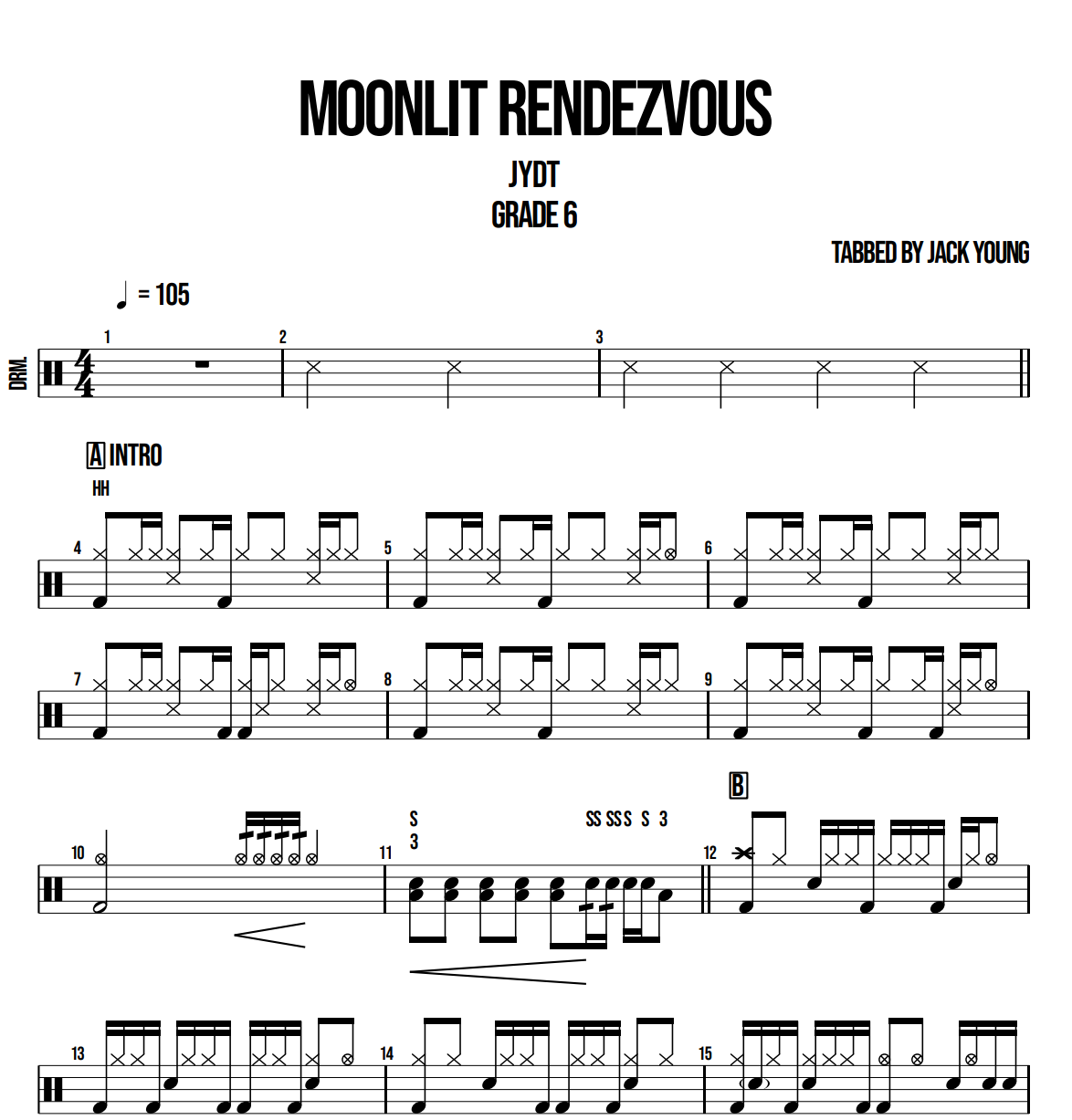 Jack Young Drums Teacher - Original Songs For Teaching