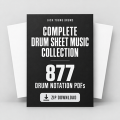 Jack’s Complete Collection — 877 drum notation PDFs